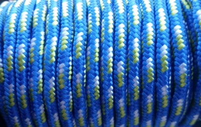 2 metros de cordón montaña nautico 5mm color ROJA-AZUL ¡¡¡OFERTA 2x1!!