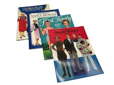 Tom Tierney George Bush Nancy Reagan First Family Ronald Regan Paper Dolls Lot 4