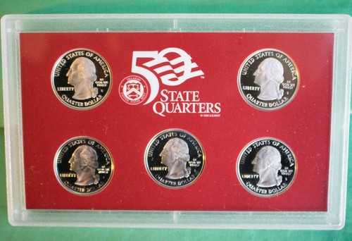 2006 S Proof State Quarter Silver 5 Coin Statehood 25c Set with Box and COA - Picture 3 of 3