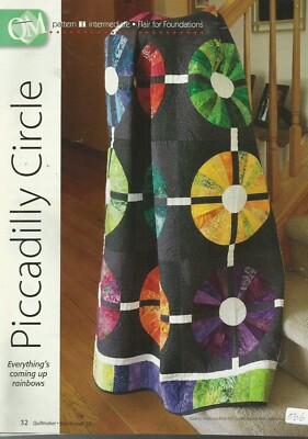 C0566 PICCADILLY CIRCLE  QUILT PATTERN/INSTRUCTIONS