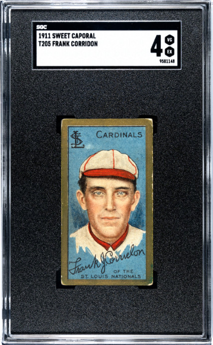 1911 Sweet Caporal (T205) Corridon, Frank - SGC 4