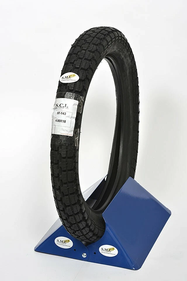 HONDA CB750 CB400T XS650 KZ900 DURO FRONT AND REAR TIRES 3.50-19 + 4.00-18 - Image 3 of 4