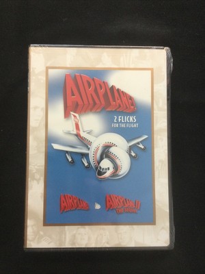 Airplane and Airplane II The Sequel DVD Double Feature New Sealed w/Slipcover