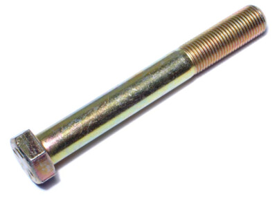 3/8 - 24 GRADE 8 HEX HEAD CAP SCREW FINE ZINC YELLOW (ALL SIZES)