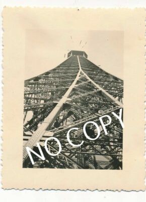 Photo WK2 France Paris View Of The Eiffel Tower Steel Structure C1.34
