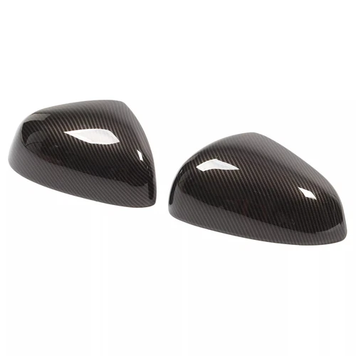 Carbon Fiber Look Side Rearview Mirror Cover Cap For Benz Smart Fortwo 2015-2024 - Picture 9 of 10