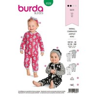 Burda Kinder 9328 Overall Strampler NäHen Muster Alter 1-18 Monat Skill: Einfach