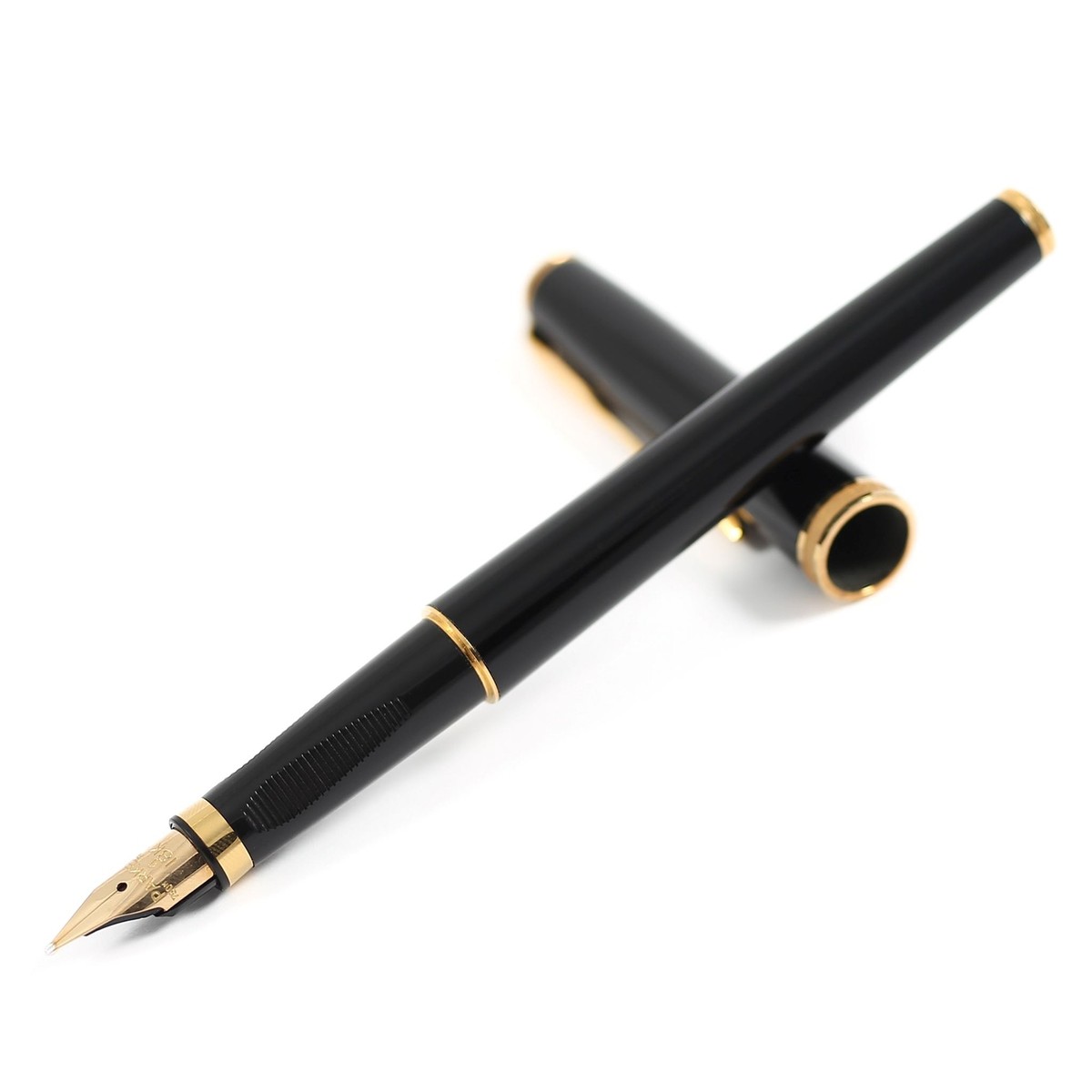 Parker Premier Fountain Pen Black Gold 14K B-nib (model F07)