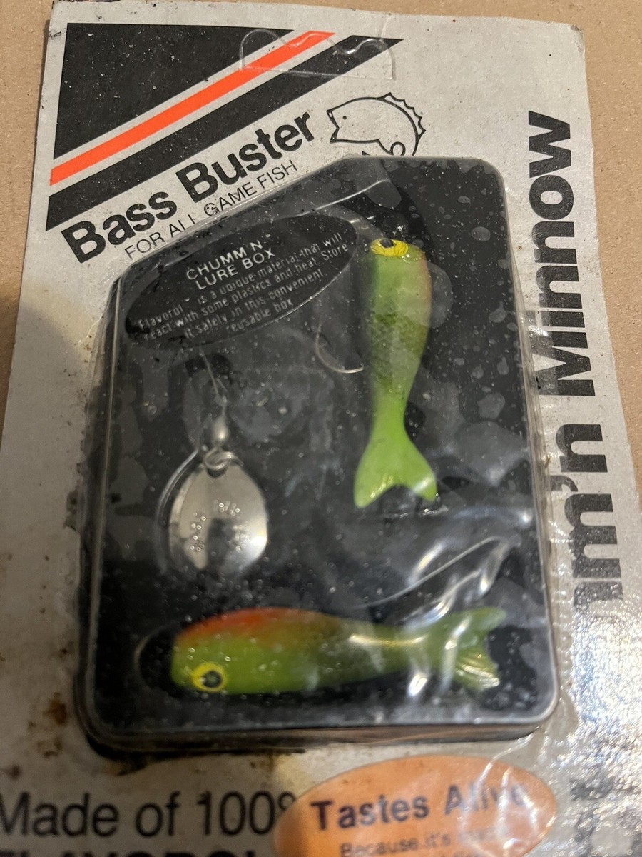 4 Leurres Souples Bass Buster Chumm’n Worm Noir 6'' - Goût Vivant - Pour Pêche Au Bass