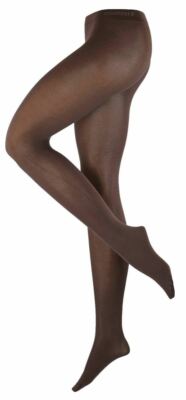Esprit Womens Cotton Tights - Dark Brown
