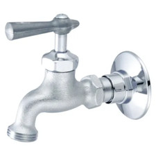 Central Brass 0006-H1/2C Single Handle Wall Mounted Faucet - Rough Chrome
