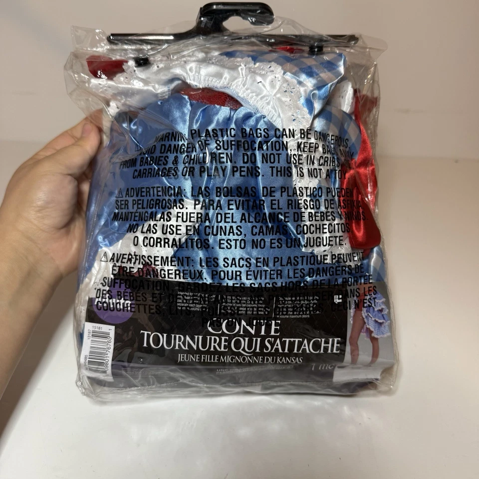 Nuevo con etiquetas Disfraz Kansas Cutie Corbata en bullicio Capas Cuadros Burlesque Talla Única Foto 3 de 3