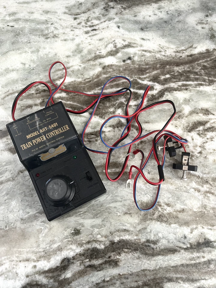AristoCraft ART-5450 DC Power Supply + Art-5401 Train Power Controller UNTESTED - Image 3 of 4