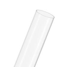 1Pcs 305mm Clear Rigid Acrylic Pipe, 51x55mm Plastic Round Tube Cooling System