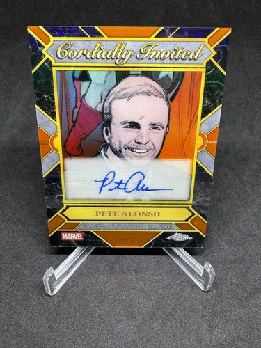 Pete Alonso #CIA-PA Marvel 2026 Topps Chrome Cordially Invited Autograph card
