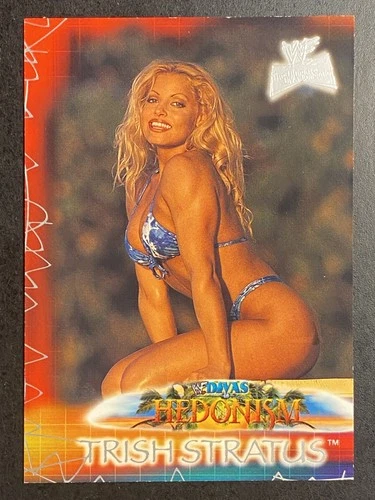 Trish Stratus 2001 Fleer WWF The Ultimate Diva Collection Hedonism RARE #94