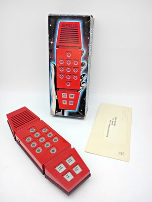 Vintage 1978 Parker Brothers Merlin with Box No. 3200 Tested Working No Manual 