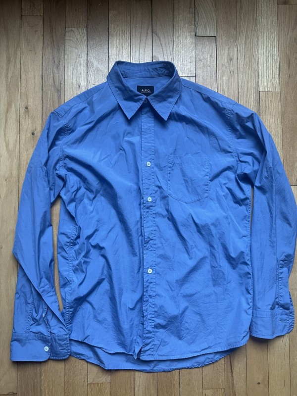 APC Owen Shirt Blue Men’s Medium
