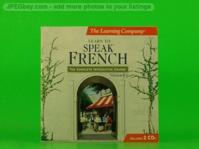 LEARN TO SPEAK FRENCH COMPLETE INTERACTIVE COURSE VERSION 6.0 (2 x DISCS) (T4) C