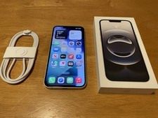 Apple iPhone 16e - 128GB - White (Boost) Mint - BH100% - Warranty exp 07-16-2026