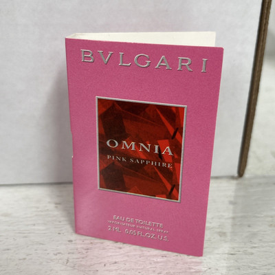Bvlgari Omnia Pink Sapphire 2ml EDT Spray Fragrance Sample