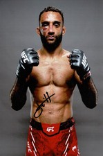 Jai Herbert Lightweight UFC MMA Fighter Signed 12x8 Boxing Stance Photo + COA