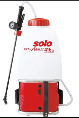 #ad Solo 416Li Battery Powered Backpack Sprayer Plastic White Red Black $150.00