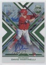 2016 Elite Extra Edition Status Emerald Die-Cut 8/25 David Martinelli Auto 0c2