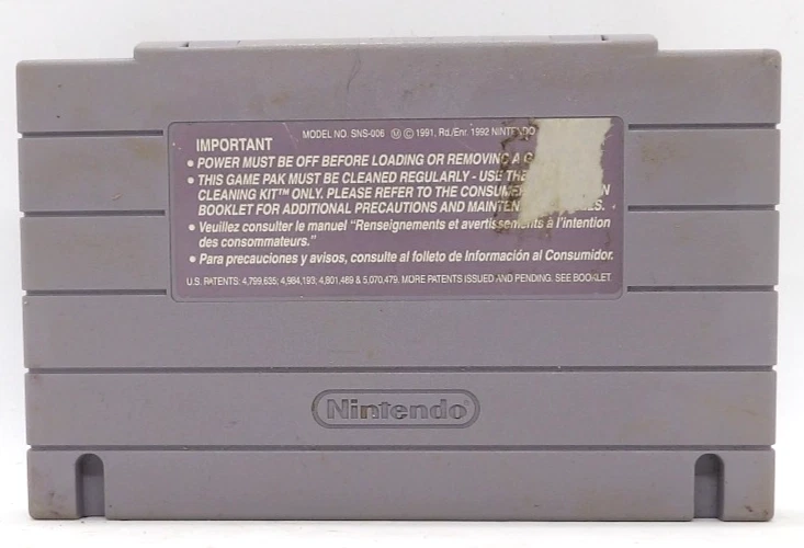 Clay Fighter SNES Super Nintendo - Cartucho Auténtico + Manual Solo Probado Foto 3 de 4
