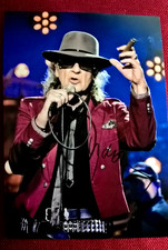 Original-Autogramm Udo Lindenberg, Farbfoto, groß 29,5 x 21 cm