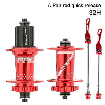 HASSNS PRO7 MTB Hub 32 Holes Bearing Mountain Bike Quick Release Hub 32H Noisy C
