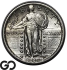 1917 Standing Liberty Quarter Type 2, Choice AU+ Better Date