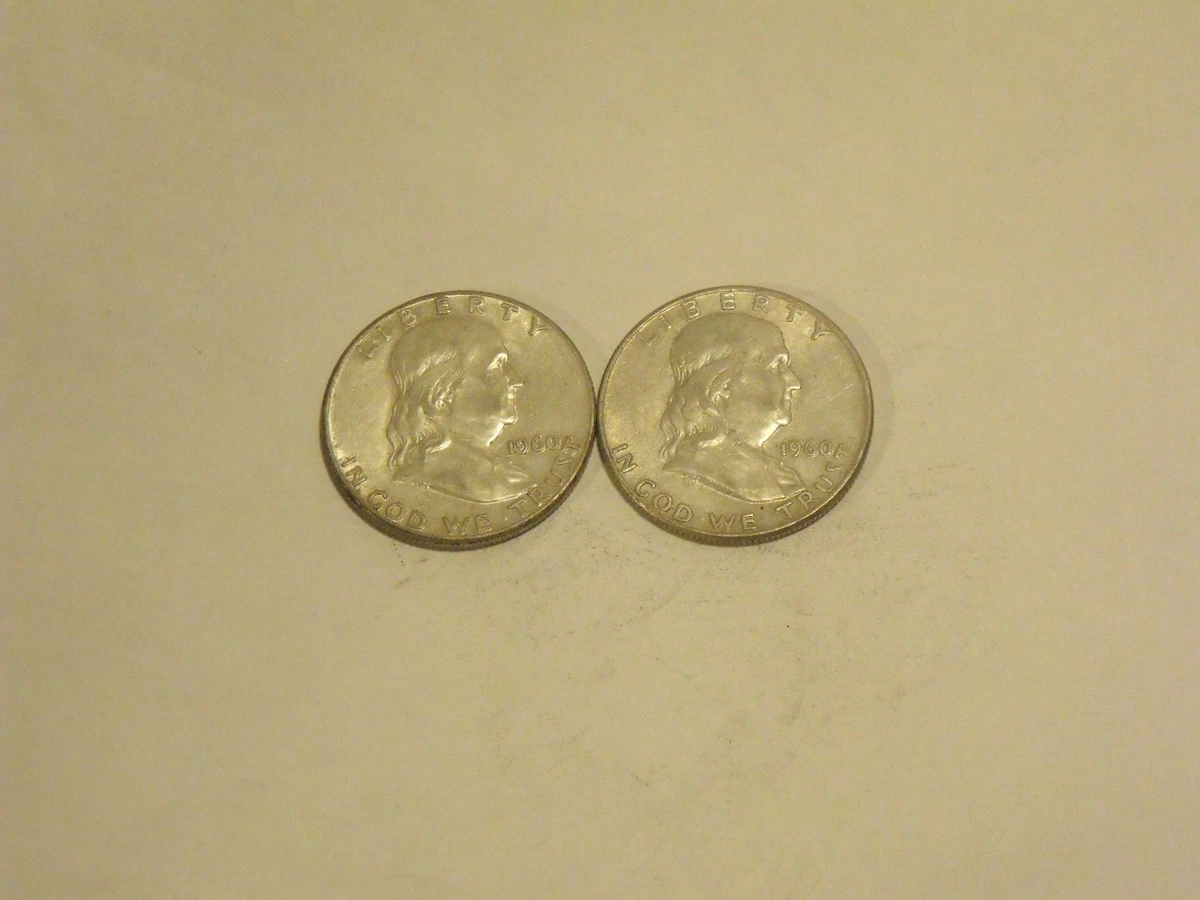 Circulated Uncertified Franklin Half Dollars (1948-1963) for sale