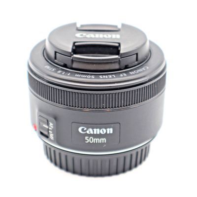 Canon EF 50mm F/1.8 STM Prime Lens - Black --- 401