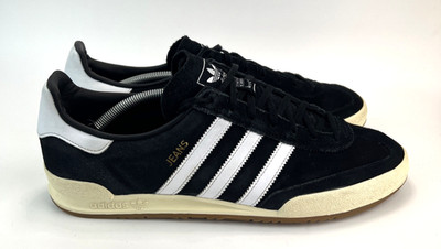 Adidas Originals Jeans Herren Sneaker Schwarz Weiß Turnschuhe UK 11