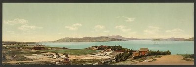 Golden Gate,Mt Tamalpais,mountains,waterfronts,bays,California,CA,c1900