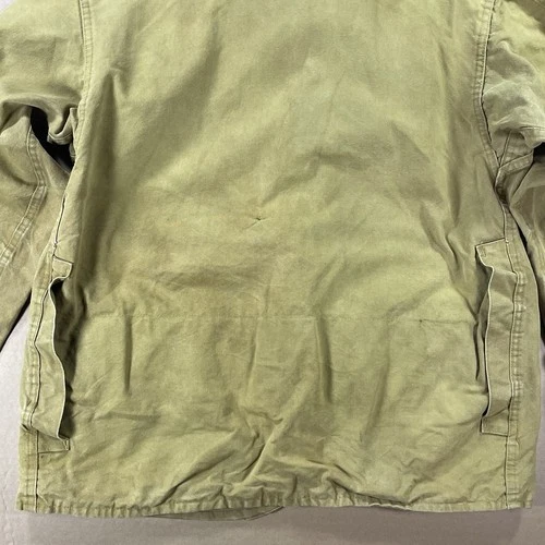 Vtg 60s Bullseye Bill Hunting Jacket Tan Duck Canvas - Mens L - like carhartt image 11