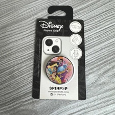 NIP Spinpop Phone Grip Disney Princesses Cinderella Sleeping Beauty Belle 