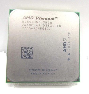 AMD Phenom X3 8550 Processor @2.20GHz  1.5MB Socket AM2 HD8550WCJ3BGH