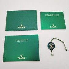 Authentic Rolex Explorer II Booklet Manual Set Holder Tag SET 216570 226570