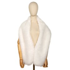 Women's Faux Fur Cape Shawl, Soft Bridal & Evening Stole Wrap for Wedding  UK