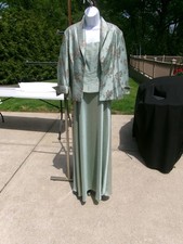 JESSICA HOWARD GREEN FORMAL JACKET DRESS 12