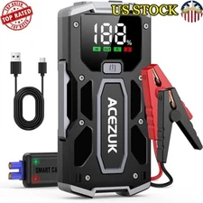3000A 12V Jump Starter Battery Pack Power Bank LED Display 8-in-1 Emergency Tool