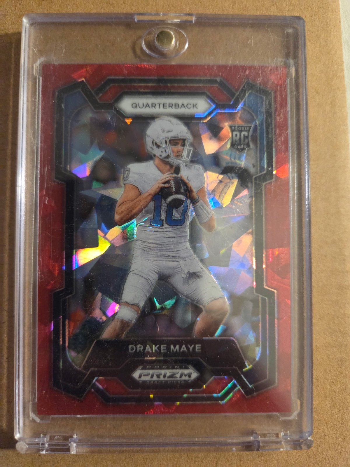 2024 Panini Prizm Draft Picks - Drake Maye #103 Red Ice Prizm (RC)