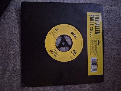 Lily Allen Smile 7-Inch Single 2006 UK Regal Parlophone Gutter Mix Vinyl