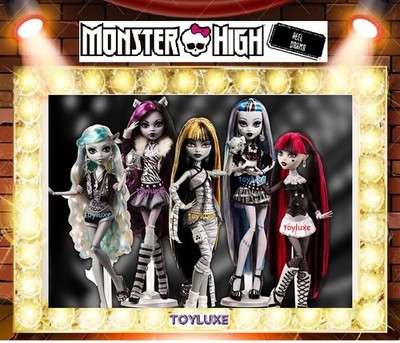 Monster High REEL DRAMA COLLECTOR DOLLS Draculaura Cleo Lagoona Clawdeen Frankie