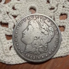 1902 Philadelphia $1 Morgan 90% Silver Dollar Good Condition Uncertified