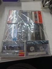 Lot of 8 Cassette Tapes Some Blank Some Previously Recorded Lot 2