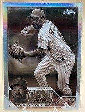 2023 Topps Chrome Update Luis Guillorme #USC149 Sepia Refractor Mets