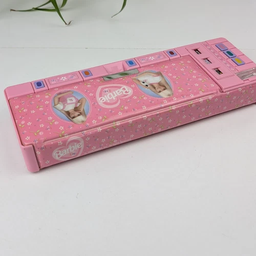 Vintage Barbie Pencil Case with Magnetic Lid, Pop Out Drawers, 90s Stationery - Picture 6 of 10
